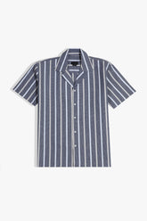 Cuban Collar Half Sleeve Shirt